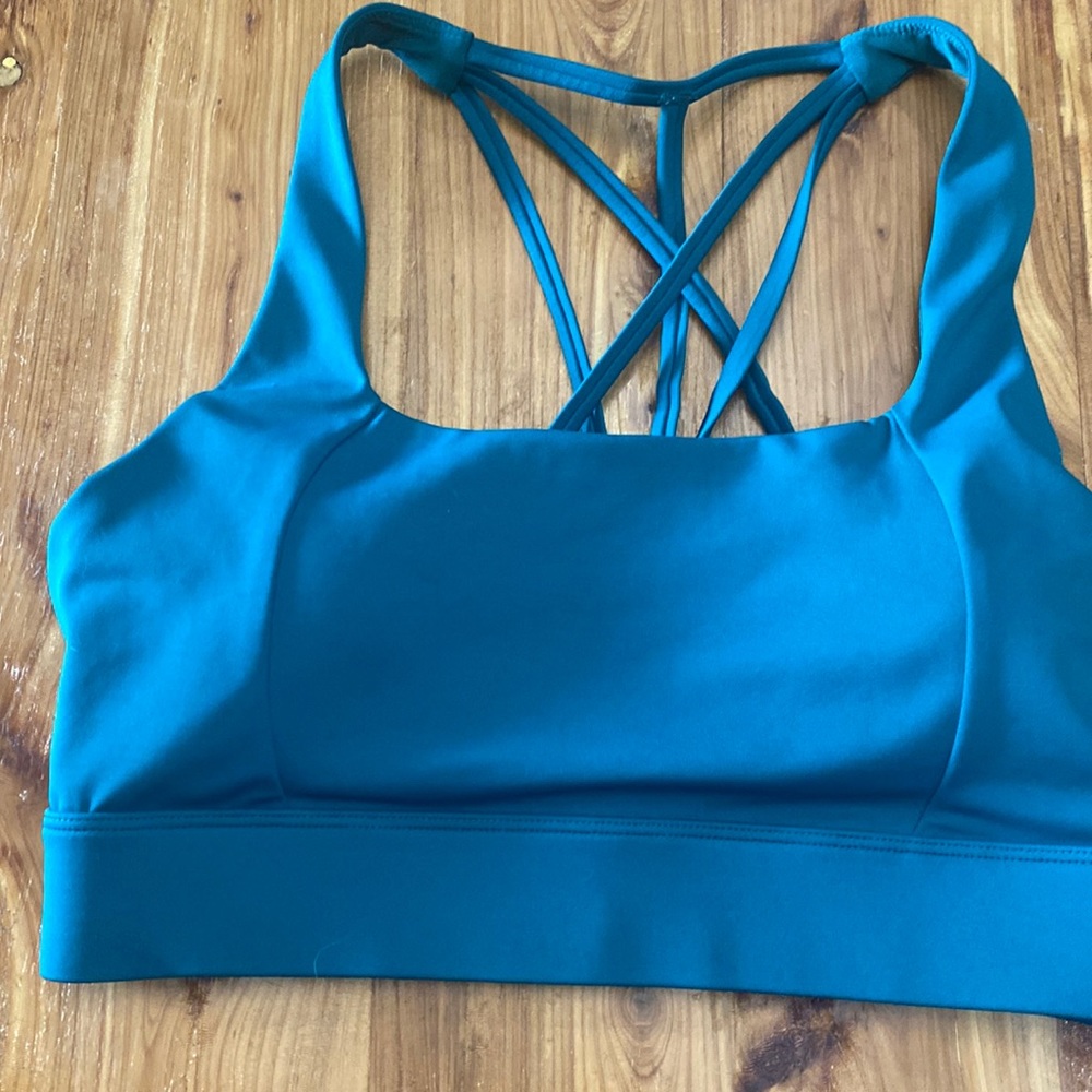 Zyia forest green large bra